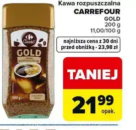 Carrefour Kawa rozpuszczalna CARREFOUR GOLD oferta