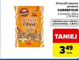 Carrefour Orzeszki ziemne prażone CARREFOUR oferta