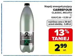 Carrefour Napój energetyzujący CARREFOUR CLASSIC, MOJITO oferta