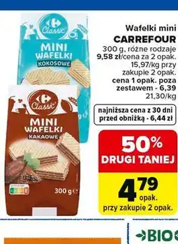 Carrefour Wafelki mini CARREFOUR oferta