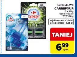 Carrefour Kostki do WC CARREFOUR 2 x 45 g, różne rodzaje oferta