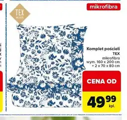 Carrefour Komplet pościeli mikrofibra TEX oferta