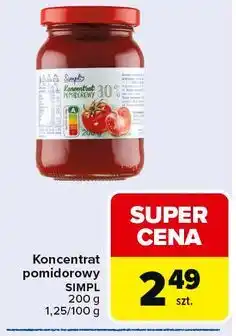Carrefour Koncentrat pomidorowy SIMPL oferta