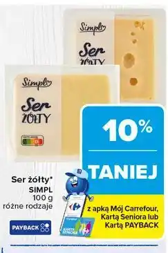 Carrefour Ser żółty oferta