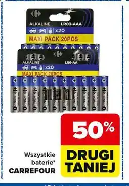 Carrefour Wszystkie baterie CARREFOUR oferta