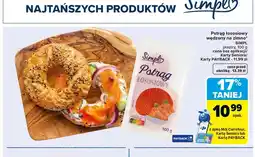 Carrefour Pstrąg łososiowy wędzony na zimno SIMPL oferta