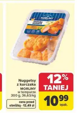 Carrefour Nuggetsy z kurczaka MORLINY w tempurze oferta