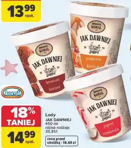 Carrefour Lody JAK DAWNIEJ oferta