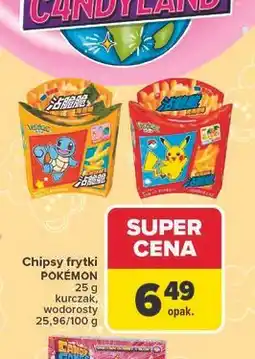 Carrefour Chipsy frytki POKÉMON oferta