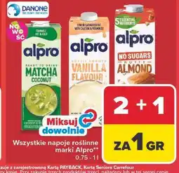 Carrefour Napoje roślinne marki Alpro oferta