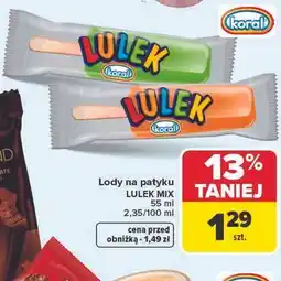 Carrefour Lody na patyku LULEK MIX oferta
