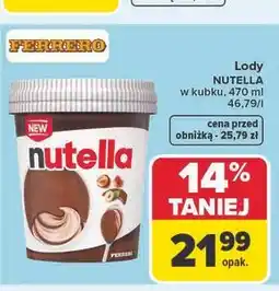 Carrefour Lody NUTELLA oferta