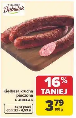 Carrefour Kiełbasa krucha pieczona DUBIELAK oferta