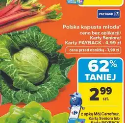 Carrefour Polska kapusta młoda oferta