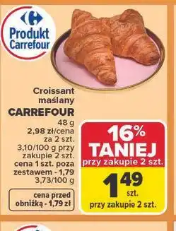 Carrefour Croissant maślany CARREFOUR oferta