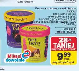 Carrefour Owoce mrożone w czekoladzie Nickal oferta