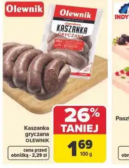 Carrefour Kaszanka gryczana OLEWNIK oferta