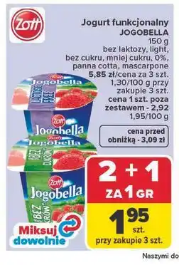 Carrefour Jogurt funkcjonalny JOGOBELLA oferta