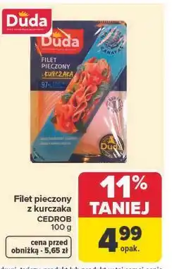 Carrefour Filet pieczony z kurczaka Cedrob oferta