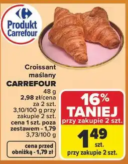 Carrefour Croissant maślany CARREFOUR oferta