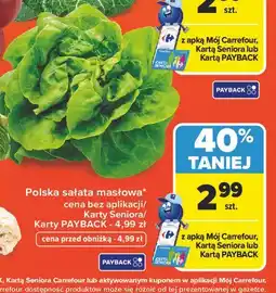 Carrefour Polska sałata masłowa oferta