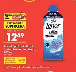 Biedronka Płyn do płukania tkanin Lenor Spring Awakening 47 prań oferta