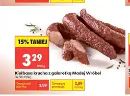 Biedronka Kiełbasa krucha z galaretką Madej Wróbel oferta