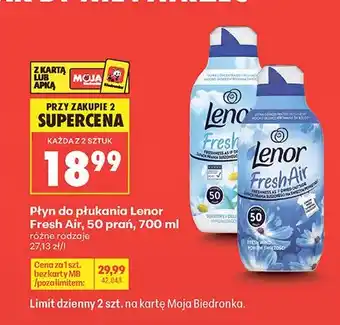 Płyn do płukania Lenor Fresh Air Fresh Wind 50 prań