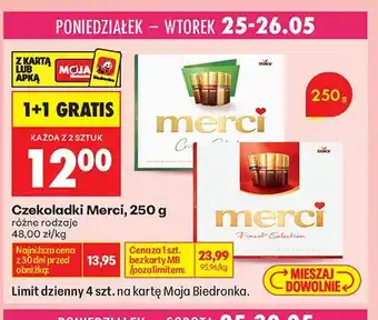Czekoladki Merci