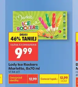 Biedronka Lody Ice Rockers Marletto 8-pak oferta