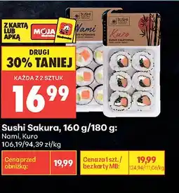 Biedronka Sushi Sakura Nami oferta