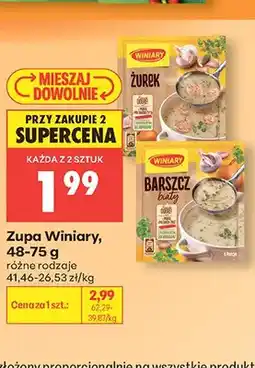 Biedronka Zupa Żurek Winiary oferta