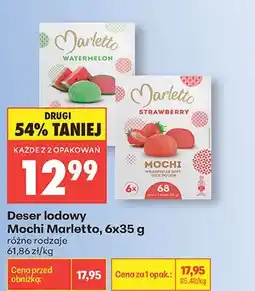 Biedronka Deser lodowy Mochi Marletto Strawberry 6-pak oferta