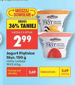 Biedronka Jogurt Piątnica Skyr z truskawkami oferta