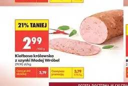 Biedronka Kiełbasa królewska z szynki Madej Wróbel oferta
