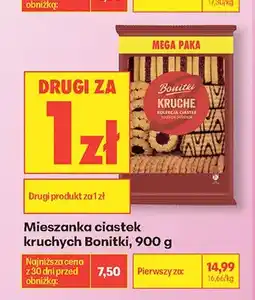 Biedronka Mieszanka ciastek kruchych Bonitki oferta
