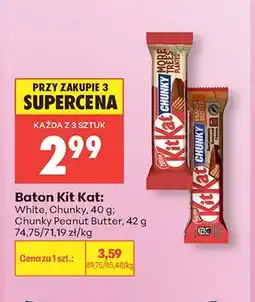 Biedronka Baton Kit Kat White oferta