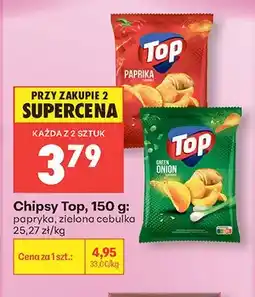 Biedronka Chipsy Top papryka oferta