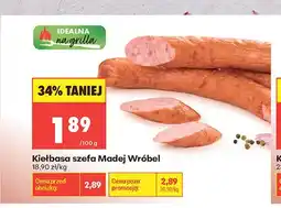 Biedronka Kiełbasa szefa Madej Wróbel oferta