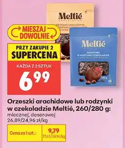 Biedronka Orzeszki arachidowe w czekoladzie Meltié mlecznej oferta