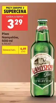 Biedronka Piwo Namysłów Pils oferta