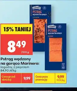 Biedronka Pstrąg wędzony na gorąco Marinero łagodny oferta