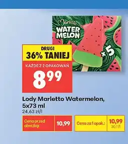Biedronka Lody Marletto Watermelon 5-pak oferta
