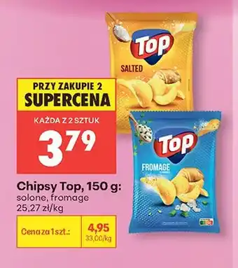 Biedronka Chipsy Top solone oferta