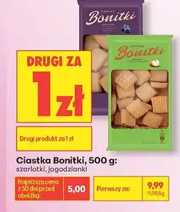 Biedronka Ciastka Bonitki szarlotki oferta