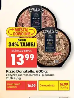 Biedronka Pizza z szynką i serem Donatello oferta
