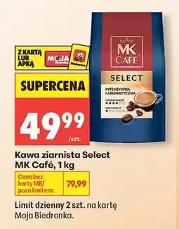 Biedronka Kawa ziarnista MK Café Select oferta