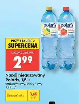Biedronka Napój niegazowany Polaris truskawkowy oferta