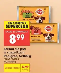 Biedronka Karma dla psa w saszetkach Pedigree oferta