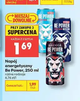 Biedronka Napój energetyczny Be Power oferta